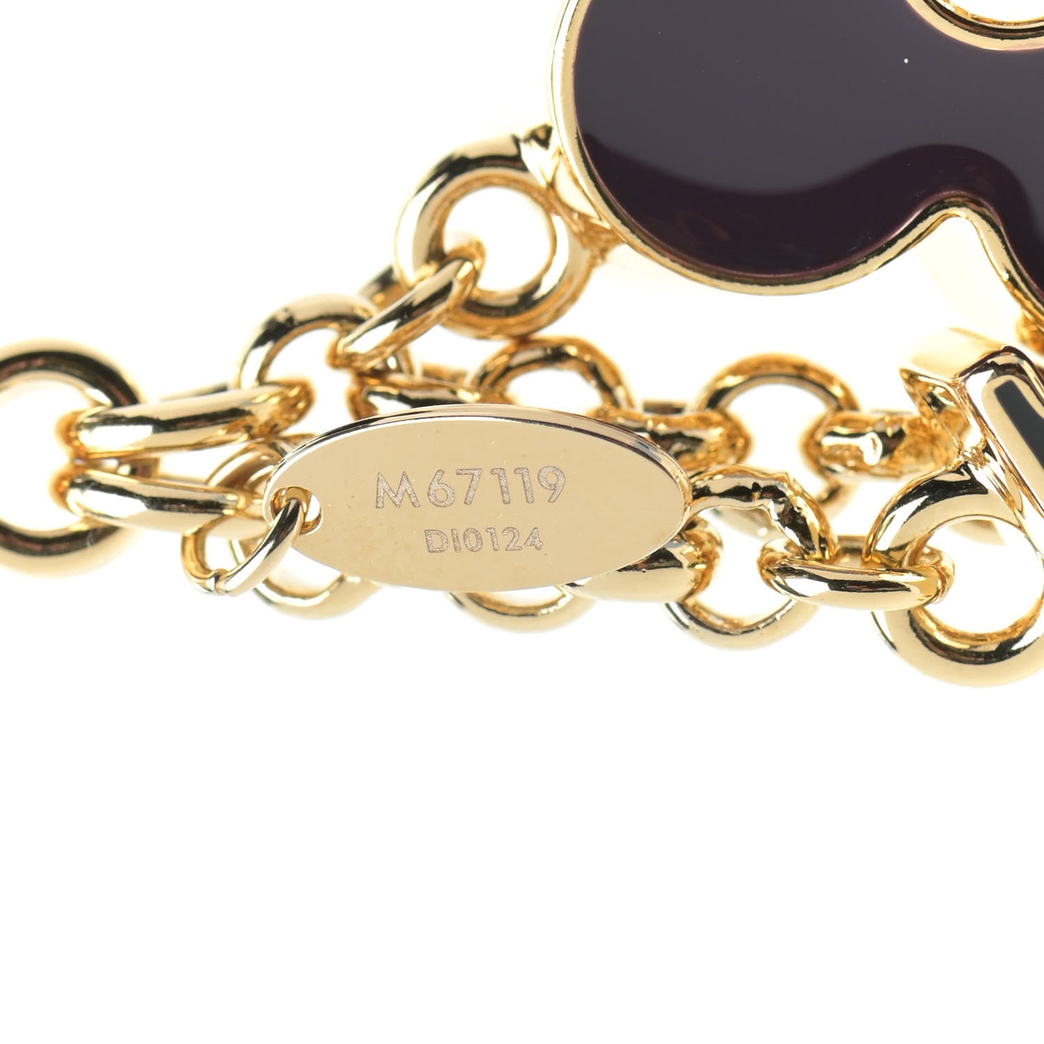 Louis Vuitton Fleur De Monogram Bag Charm Dore 5 of 6