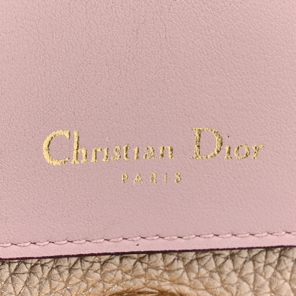 Christian Dior Metallic Bullcalf Small Be Dior Flap Pale Gold 6 of 19