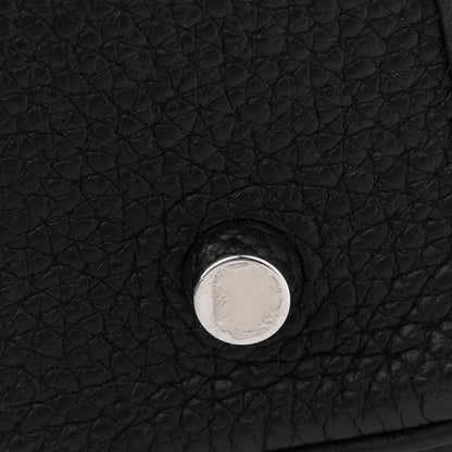 Hermes Taurillon Clemence Lindy 30 Black 11 of 12