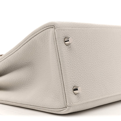 Hermes Togo Kelly Retourne 32 Gris Pale 9 of 13