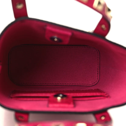 Valentino Garavani Pebbled Calfskin Rockstud North-South Crossbody Bag Rose Violet 4 of 7