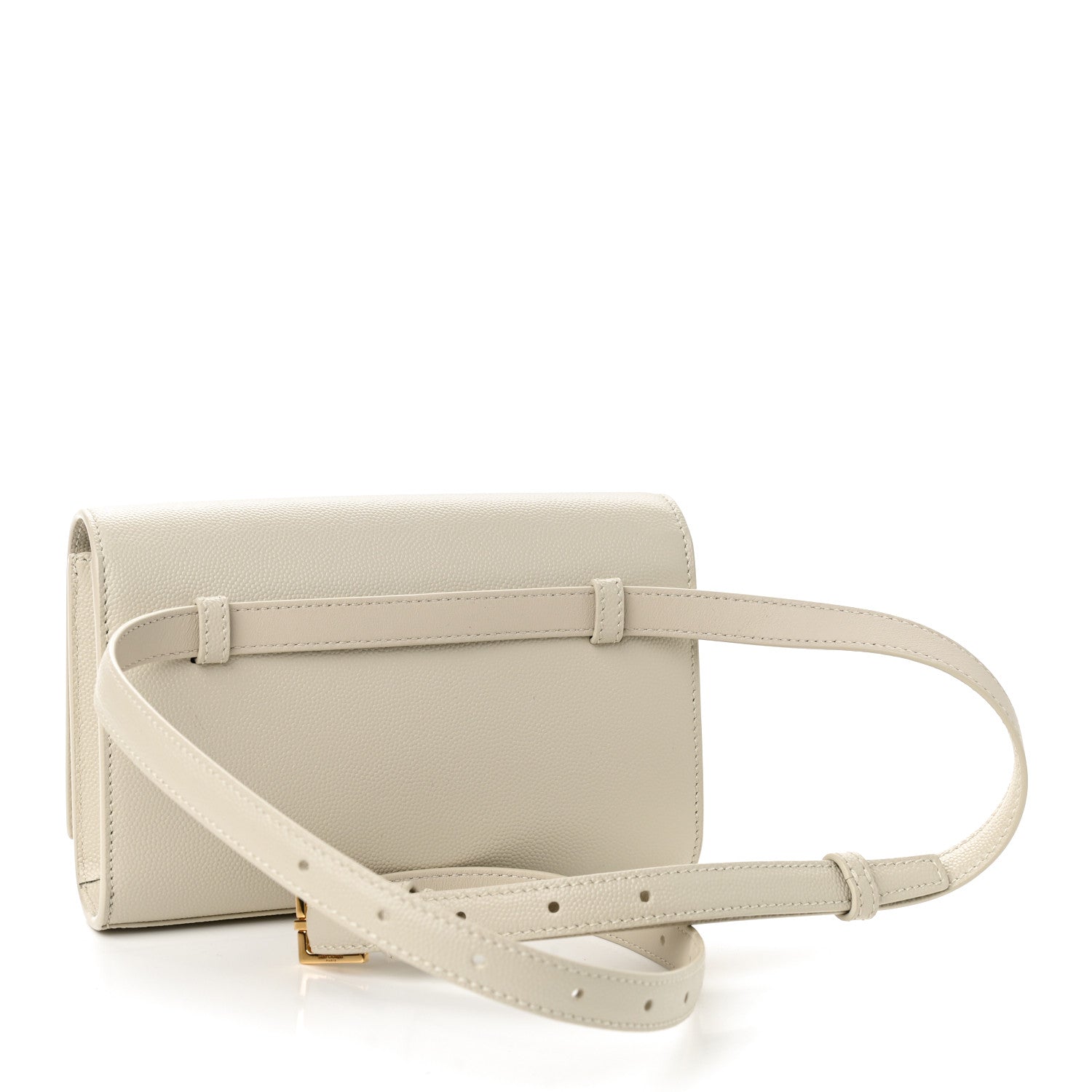Saint Laurent Grain De Poudre Monogram Kate Belt Bag Crema Soft 2 of 7