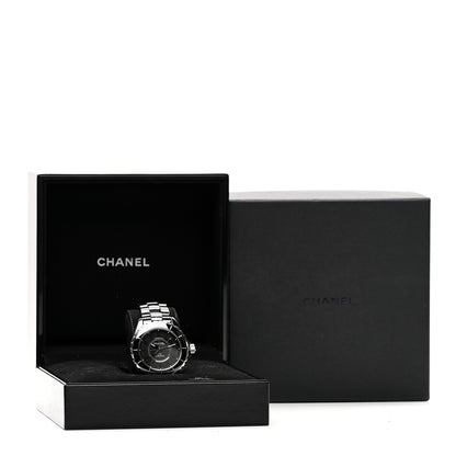 Chanel Stainless Steel Ceramic 38mm J12 Phantom Automatic Watch Black 5 of 5