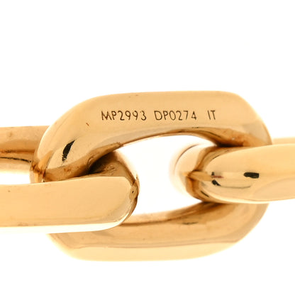 Louis Vuitton LV Edge Necklace Cadenas Gold 4 of 6