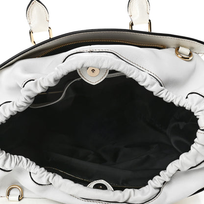 Burberry Patent Calfskin Medium Dinton Tote White 4 of 4