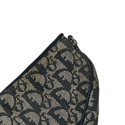 Christian Dior Monogram Mini Saddle Pochette Navy 11 of 13