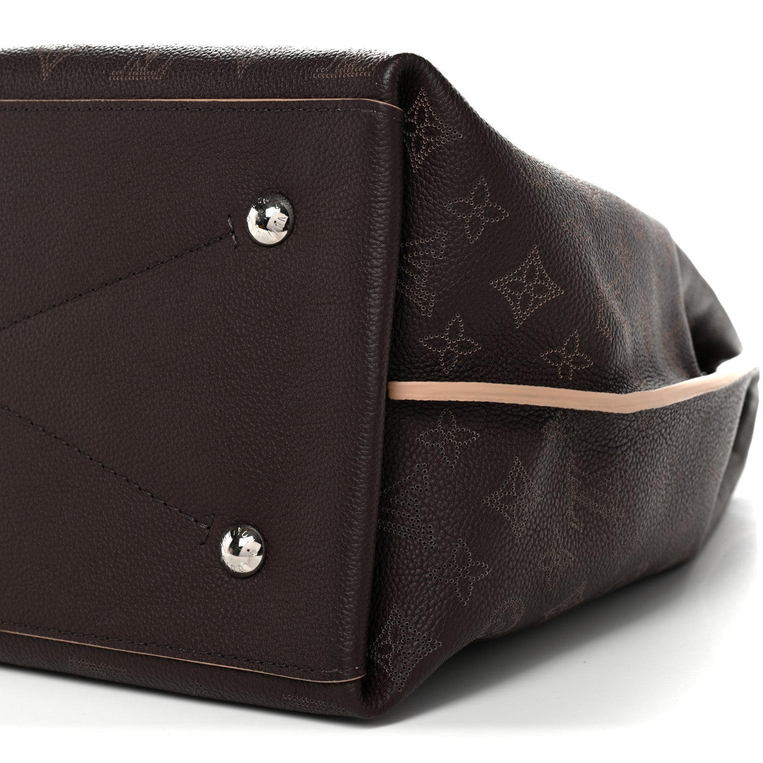 Louis Vuitton Mahina Carmel Hobo Chocolate 9 of 9