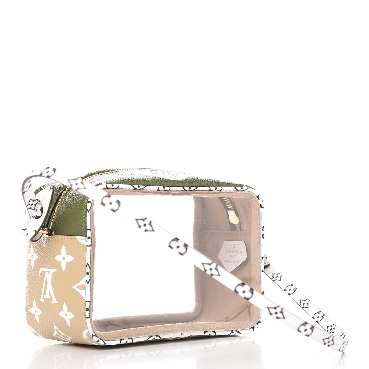 Monogram Giant Beach Pouch Kaki