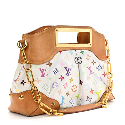 Louis Vuitton Monogram Multicolor Judy MM White 5 of 33