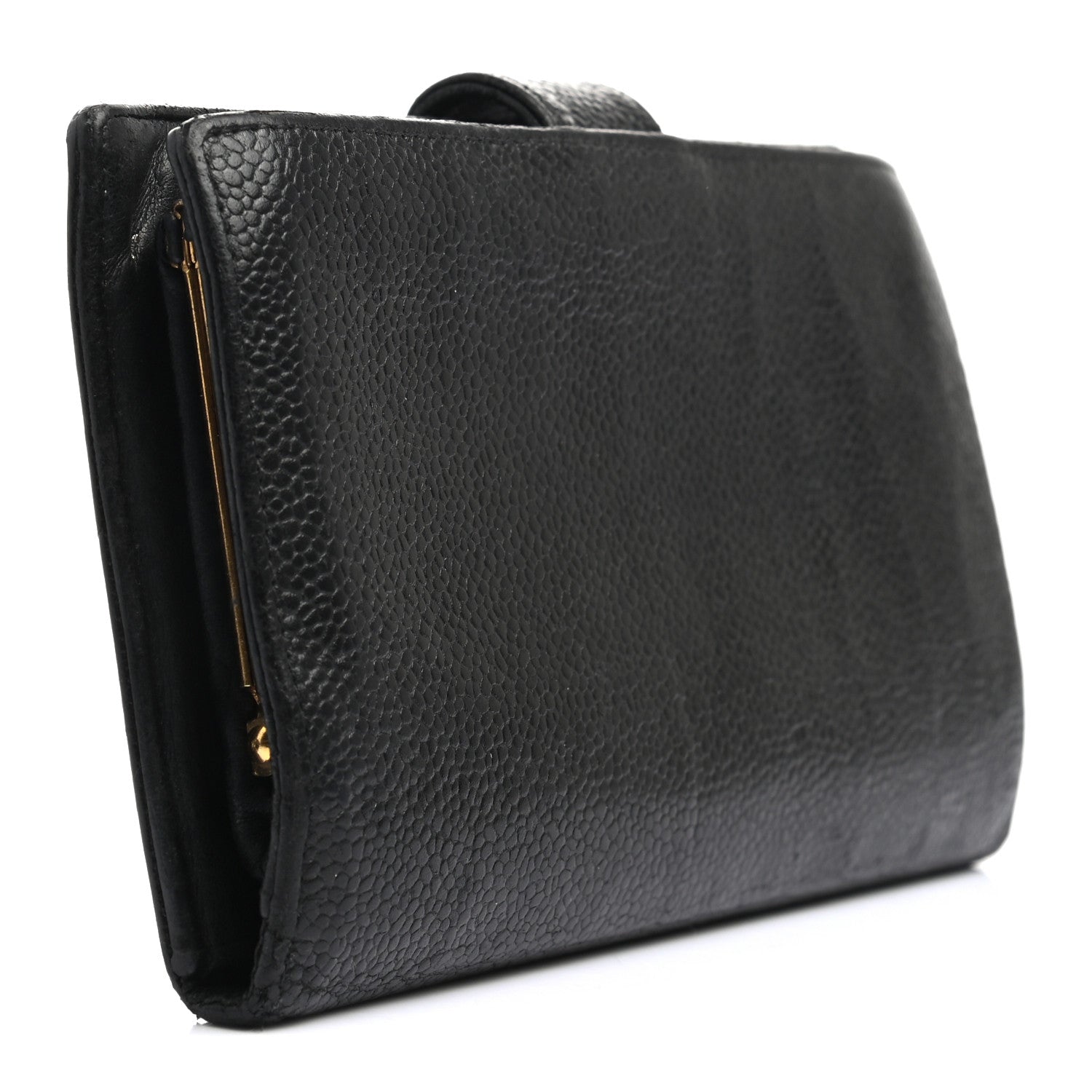Chanel Caviar Timeless CC French Wallet Black 3 of 9