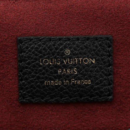 Louis Vuitton Empreinte Monogram Giant Speedy Bandouliere 25 Black Beige 6 of 11