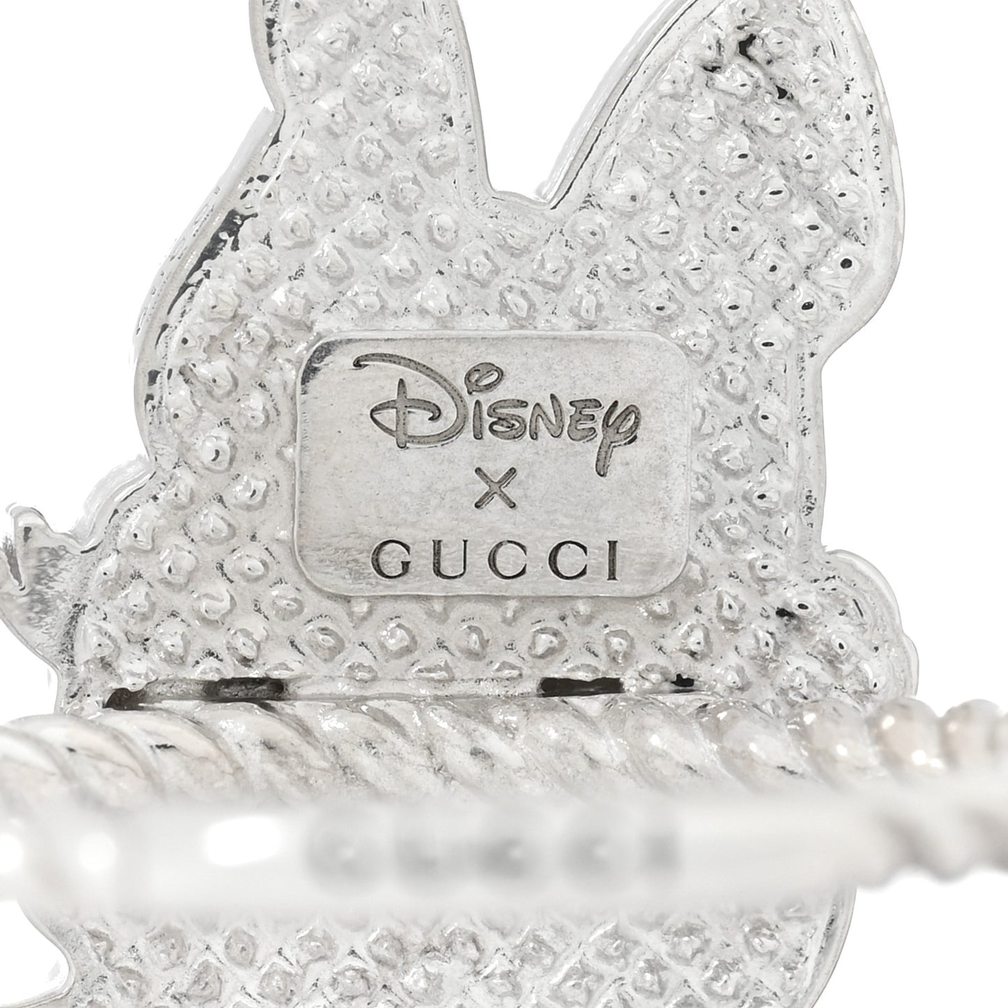 X Disney Sterling Silver Enamel Daisy Duck Ring 53 6.5