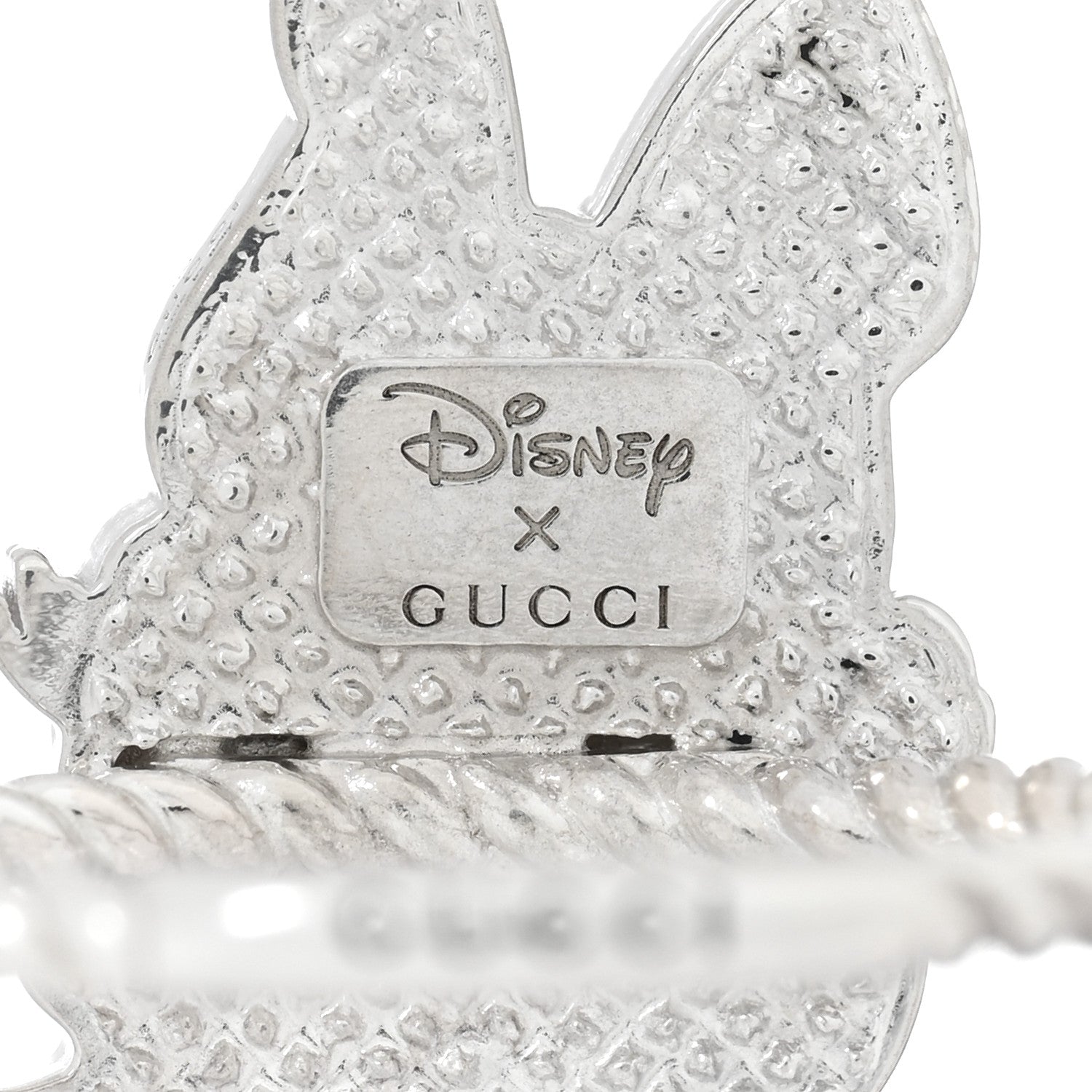 Gucci X Disney Sterling Silver Enamel Daisy Duck Ring 53 6.5 4 of 4
