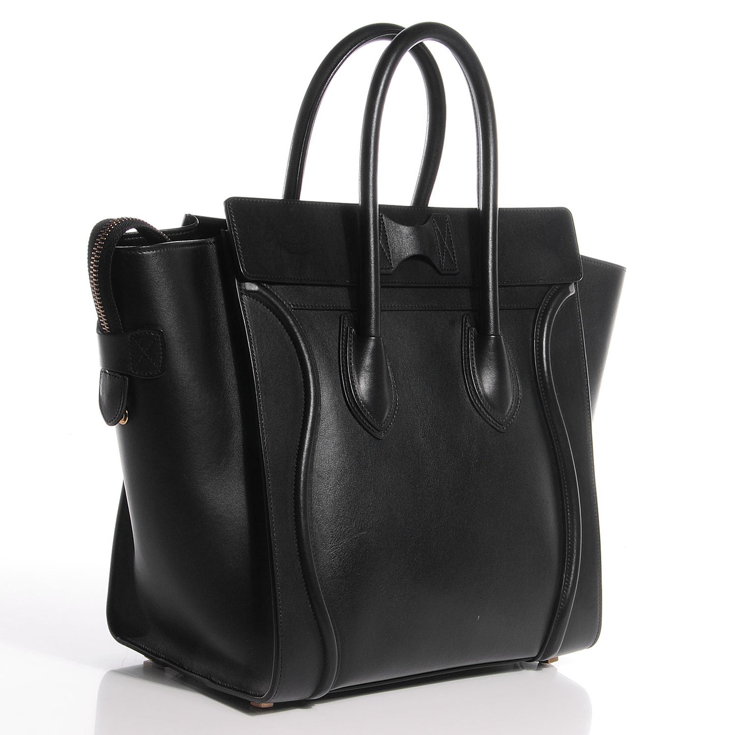 Smooth Calfskin Mini Luggage Black