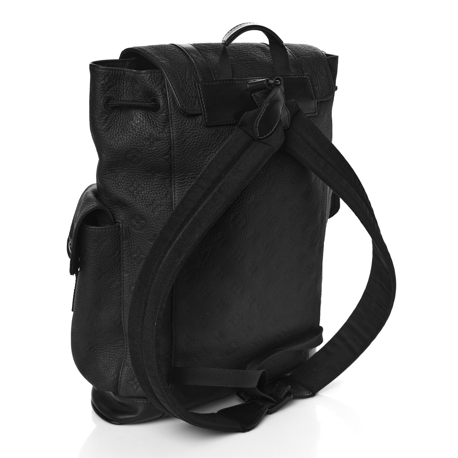 Louis Vuitton Taurillon Monogram Christopher MM Backpack Black 2 of 9