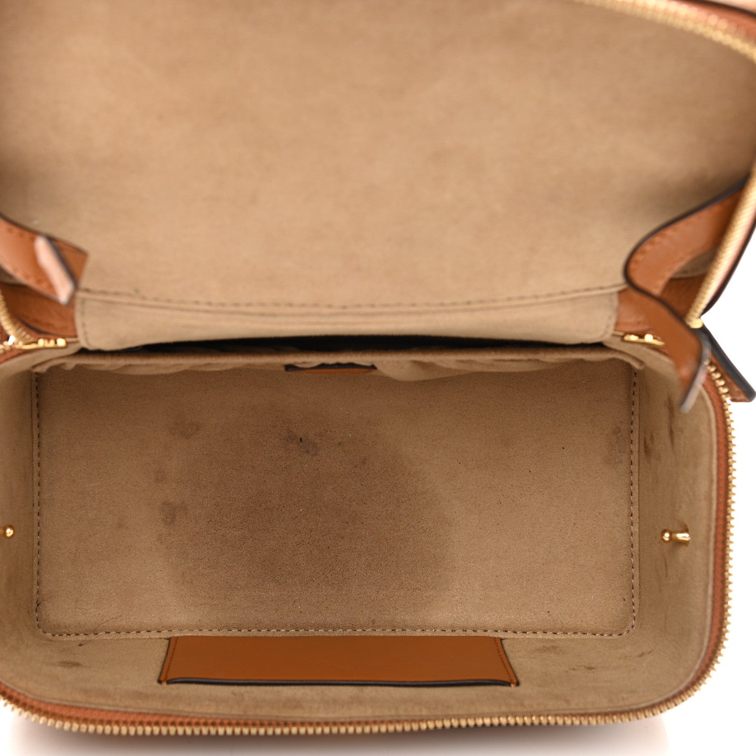 MCM Visetos Vanity Case Cognac 5 of 11