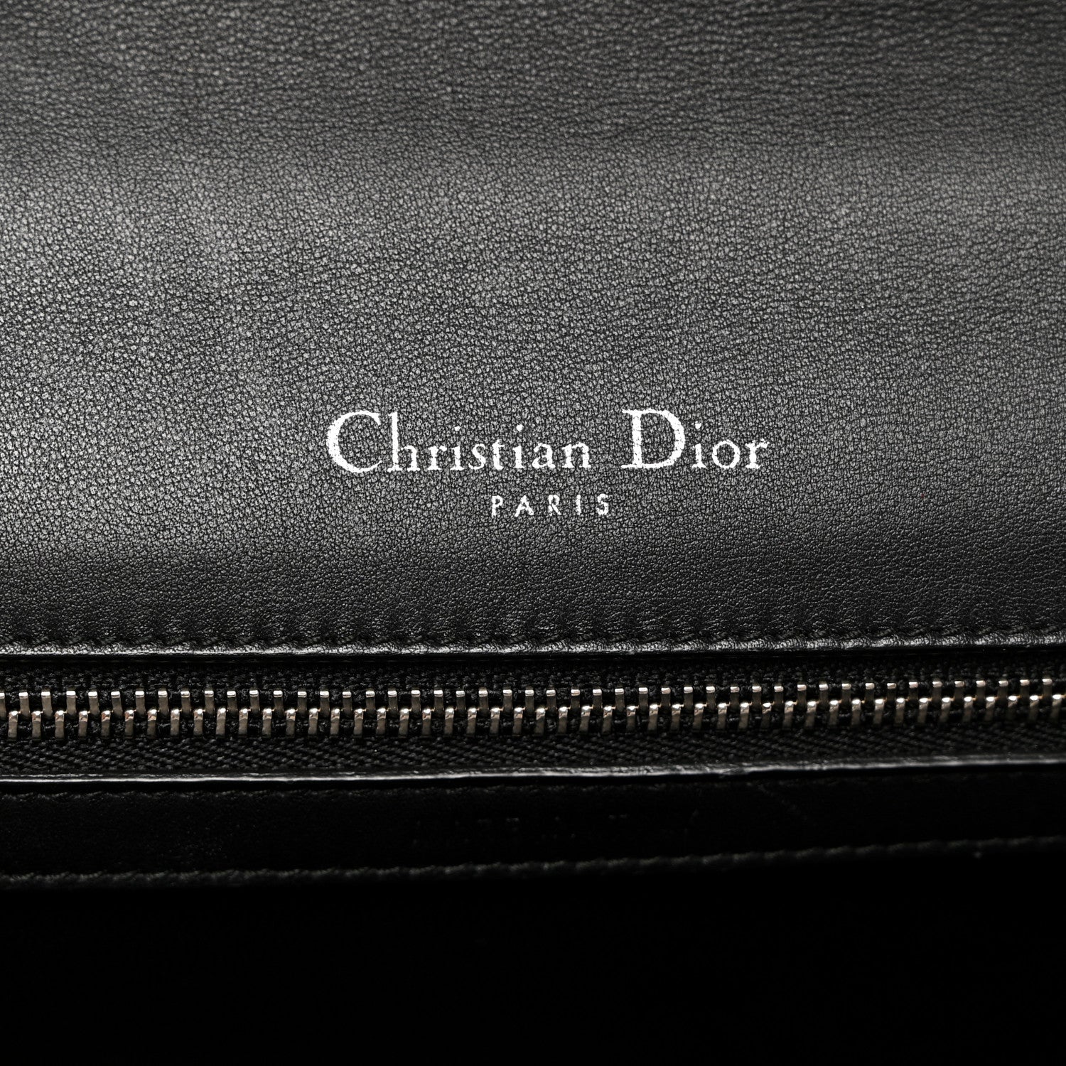 Christian Dior Calfskin Paradise Diorama Flap Bag Black 6 of 10
