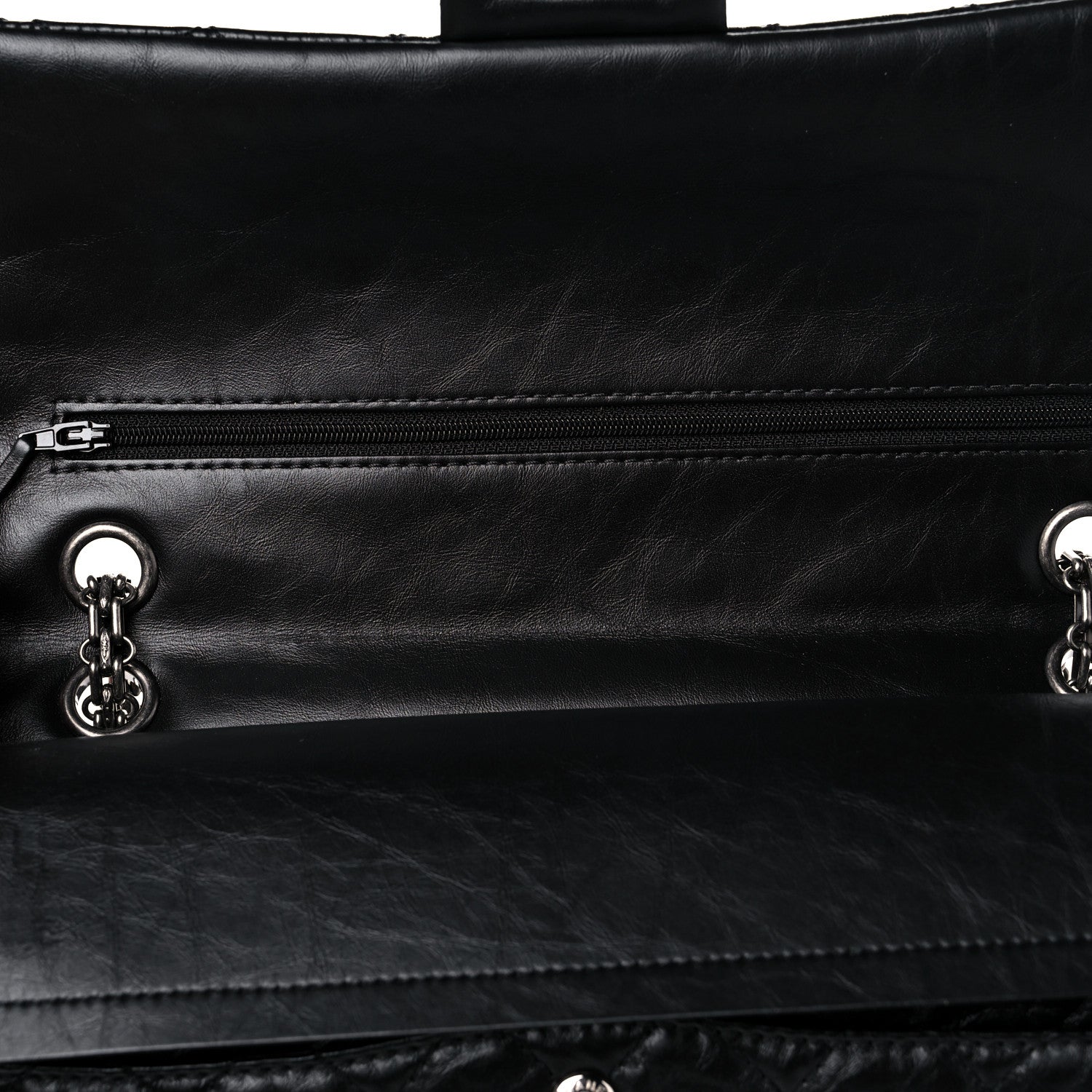 Chanel Aged Calfskin Quilted 2.55 Reissue 226 Flap Black 10 of 11