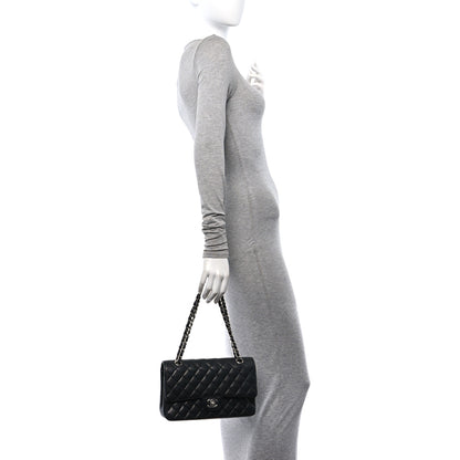 Chanel Caviar Quilted Medium Double Flap Black 2 of 13