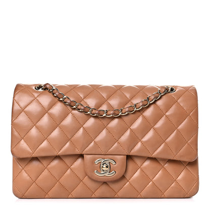 Chanel Lambskin Quilted Medium Double Flap Brown 1 of 46