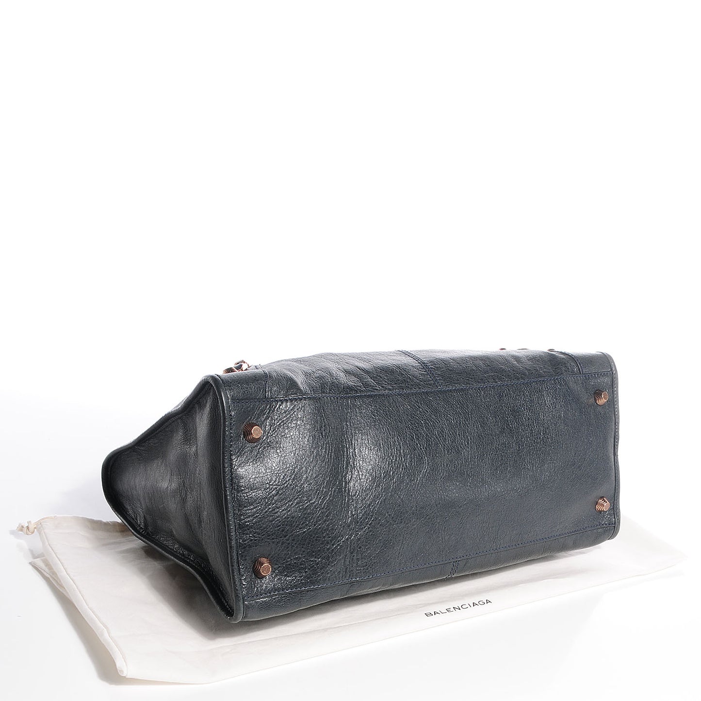 Agneau Giant 12 Rose Gold Hardware Work Anthracite