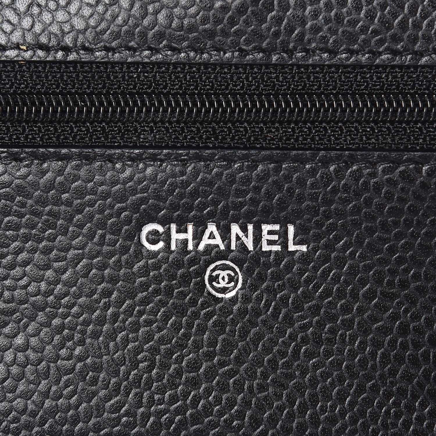 Chanel Caviar Quilted Wallet On Chain WOC Black 5 of 8