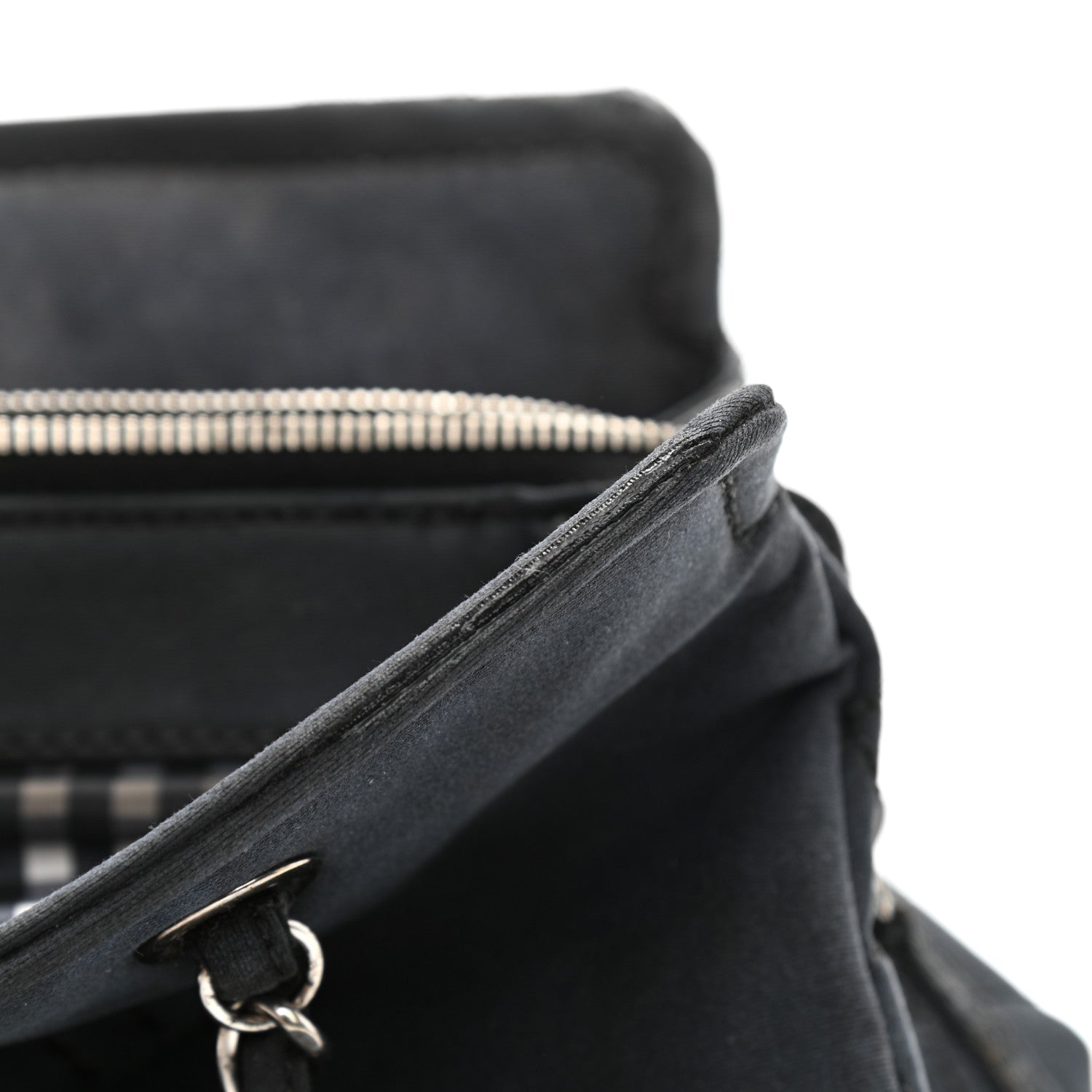 Chanel Canvas Lipstick Ligne Tote Black 18 of 23