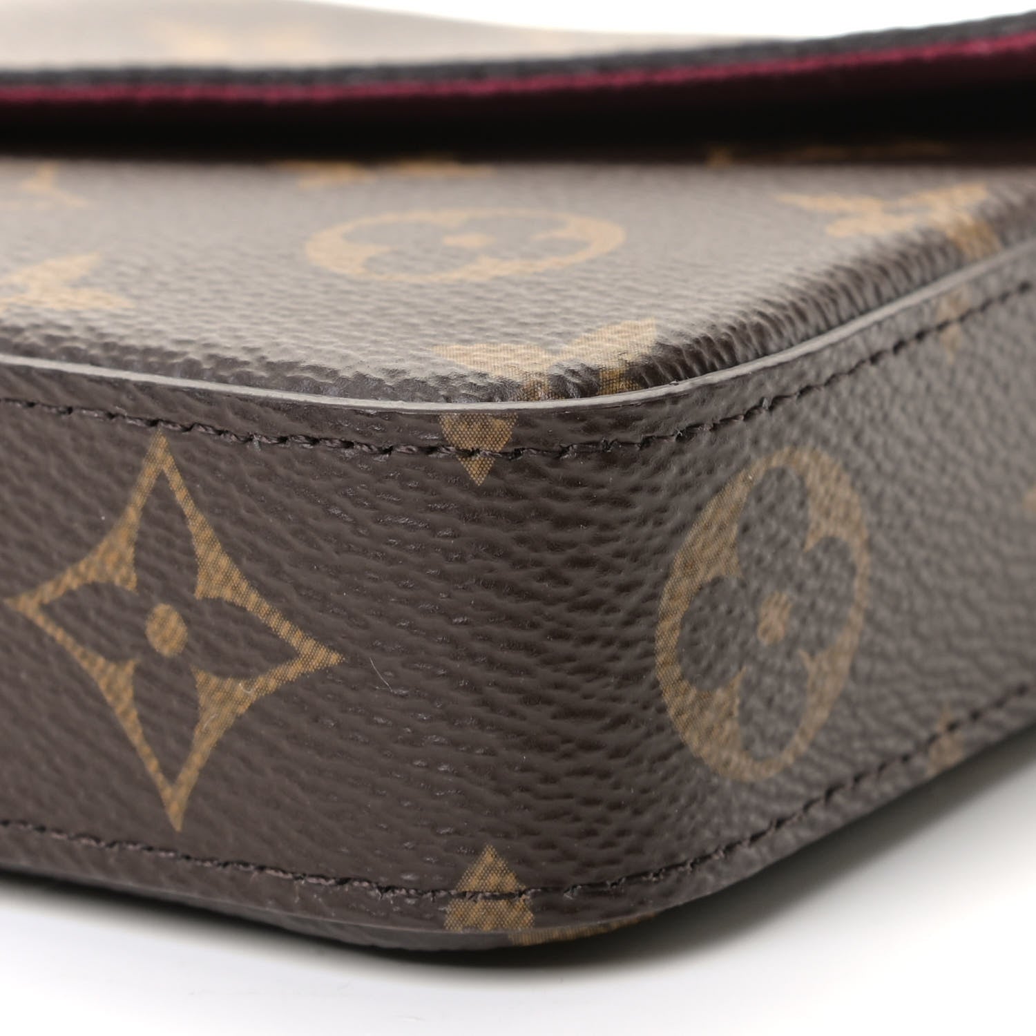 Louis Vuitton Monogram Pochette Felicie Chain Wallet Fuchsia 10 of 10