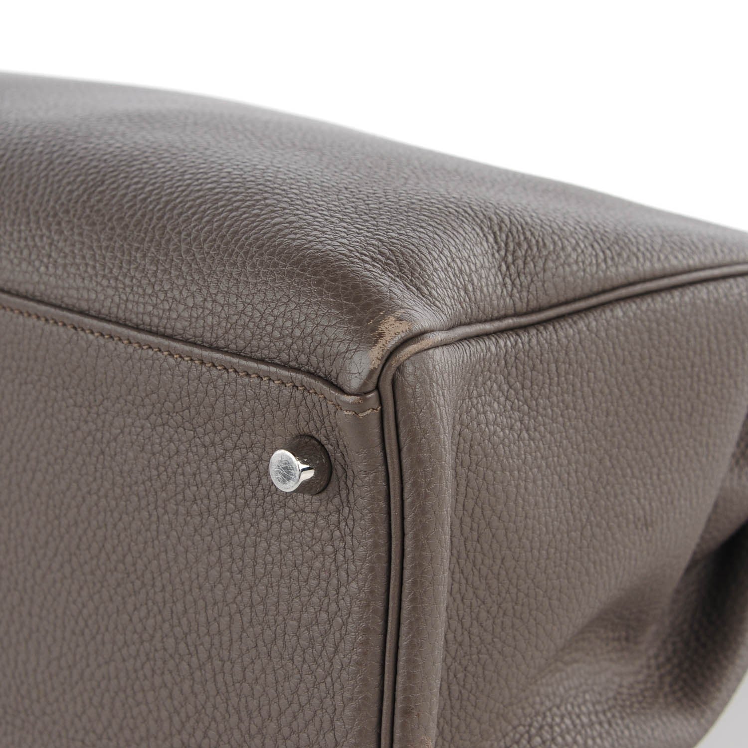 Hermes Togo Kelly Retourne 35 Etain 22 of 27