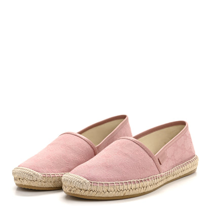 Gucci Monogram Espadrilles 37.5 Soft Pink 4 of 11