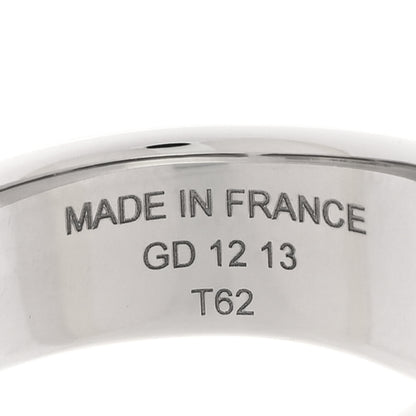 Hermes Stainless Steel Mens Carrousel Ring 62 10 Black 4 of 7