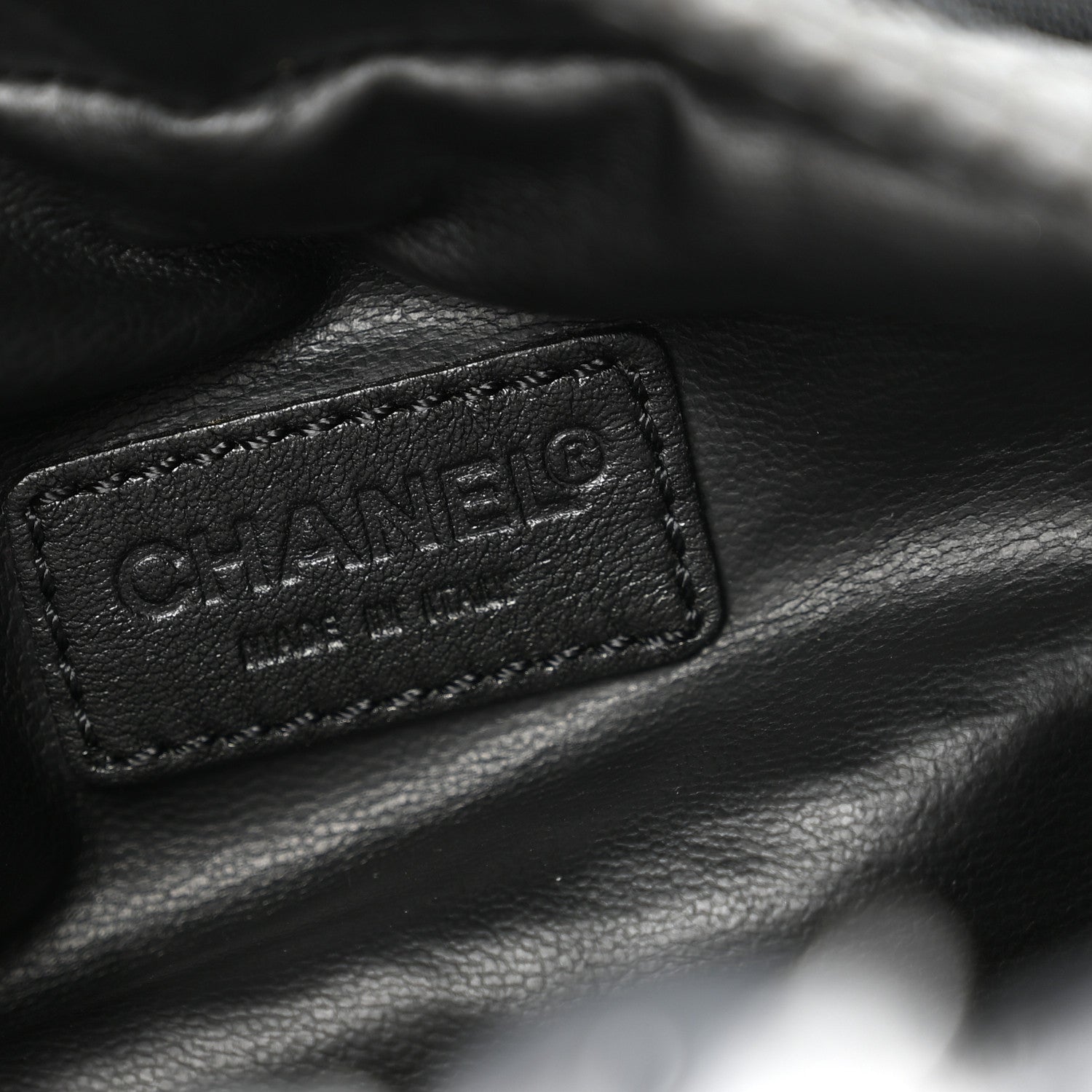 Chanel Canvas Nylon Sport Logo Cosmetic Bag Black 12 of 14