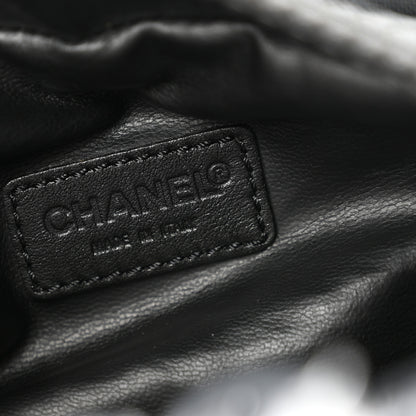Chanel Canvas Nylon Sport Logo Cosmetic Bag Black 12 of 14