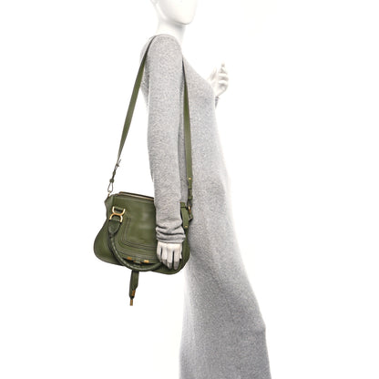 Chloe Calfskin Small Marcie Satchel Light Cactus 2 of 10