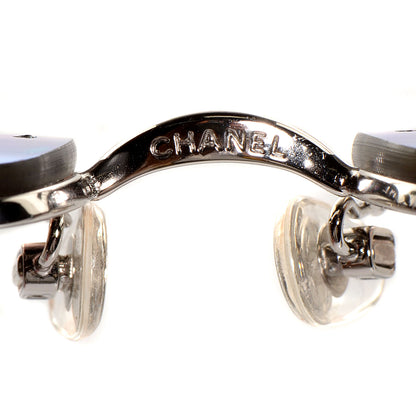 Chanel Crystal CC Logo Sunglasses 4095-B Silver 6 of 6