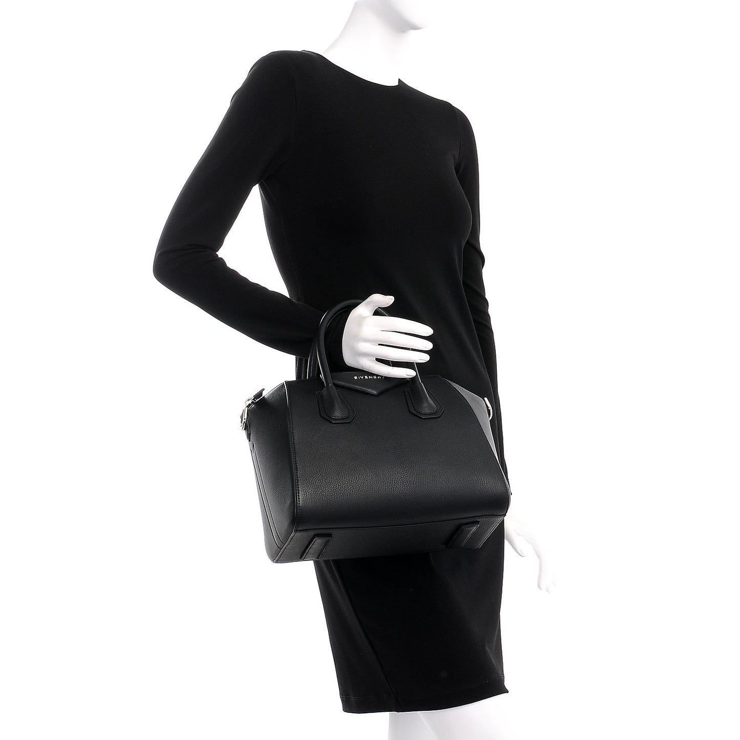 Sugar Goatskin Small Antigona Black