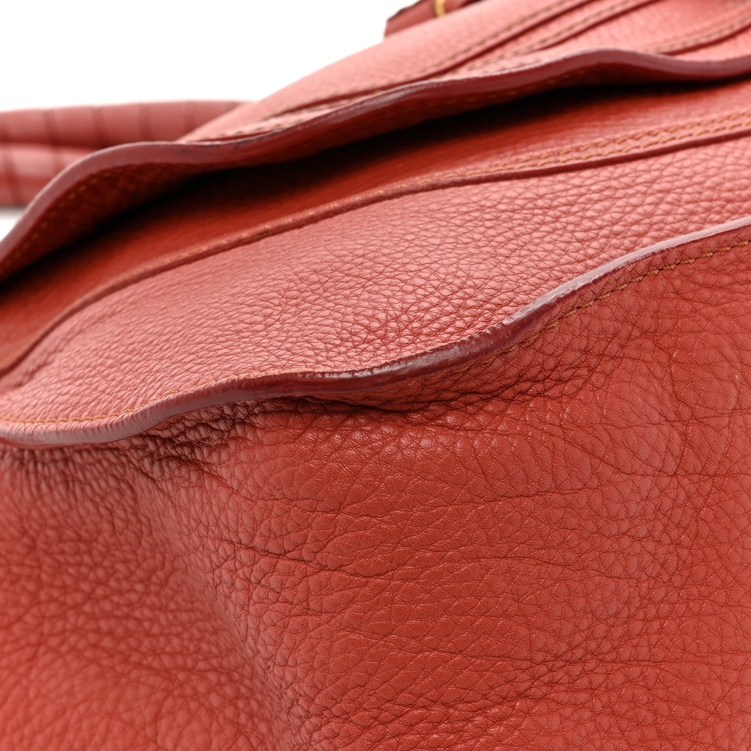 Chloe Calfskin Large Marcie Satchel Maple Leaf 12 of 15