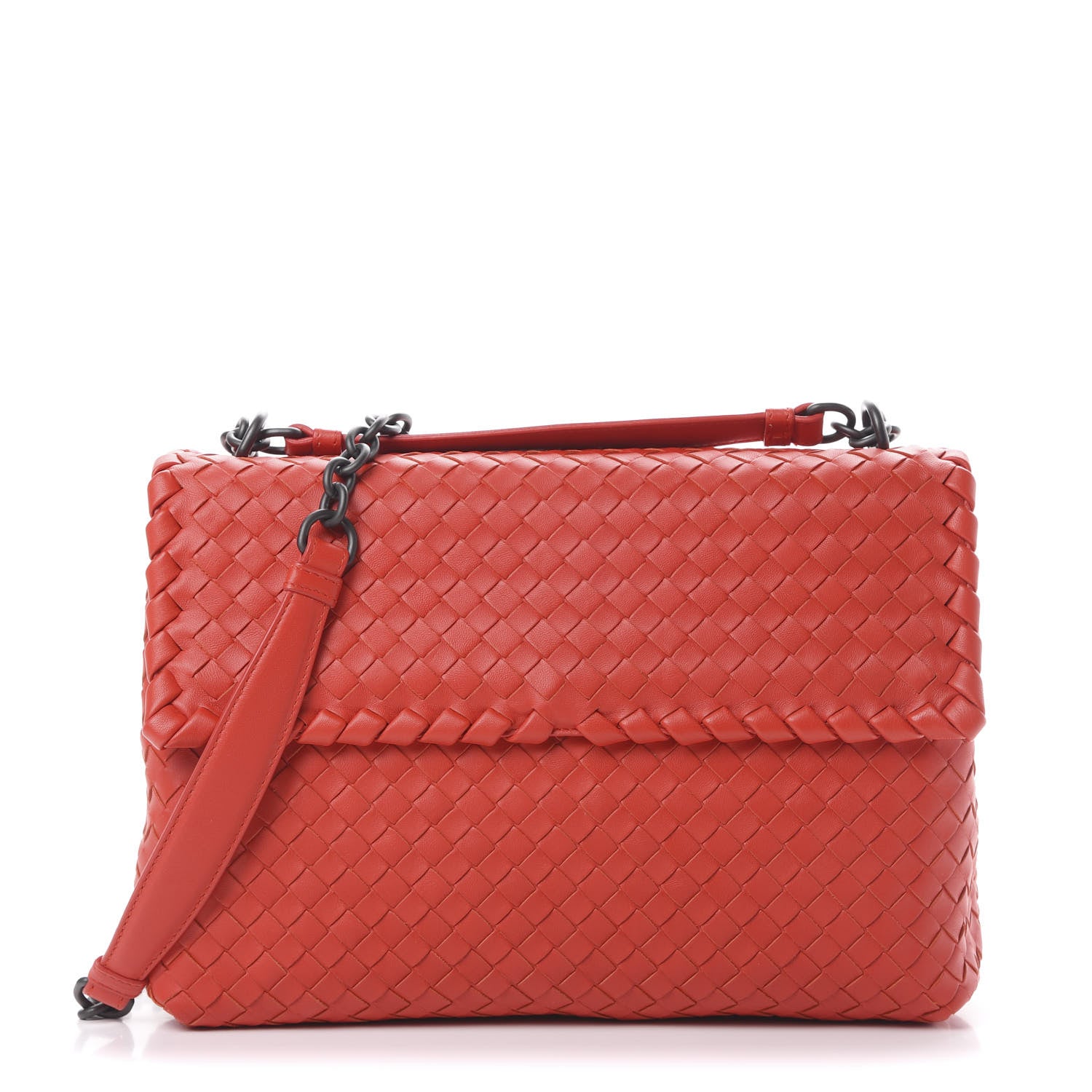 Bottega Veneta Nappa Intrecciato Large Olimpia Bag Fever 1 of 10