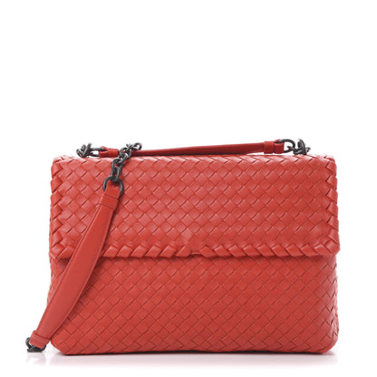 Bottega Veneta Nappa Intrecciato Large Olimpia Bag Fever 1 of 10
