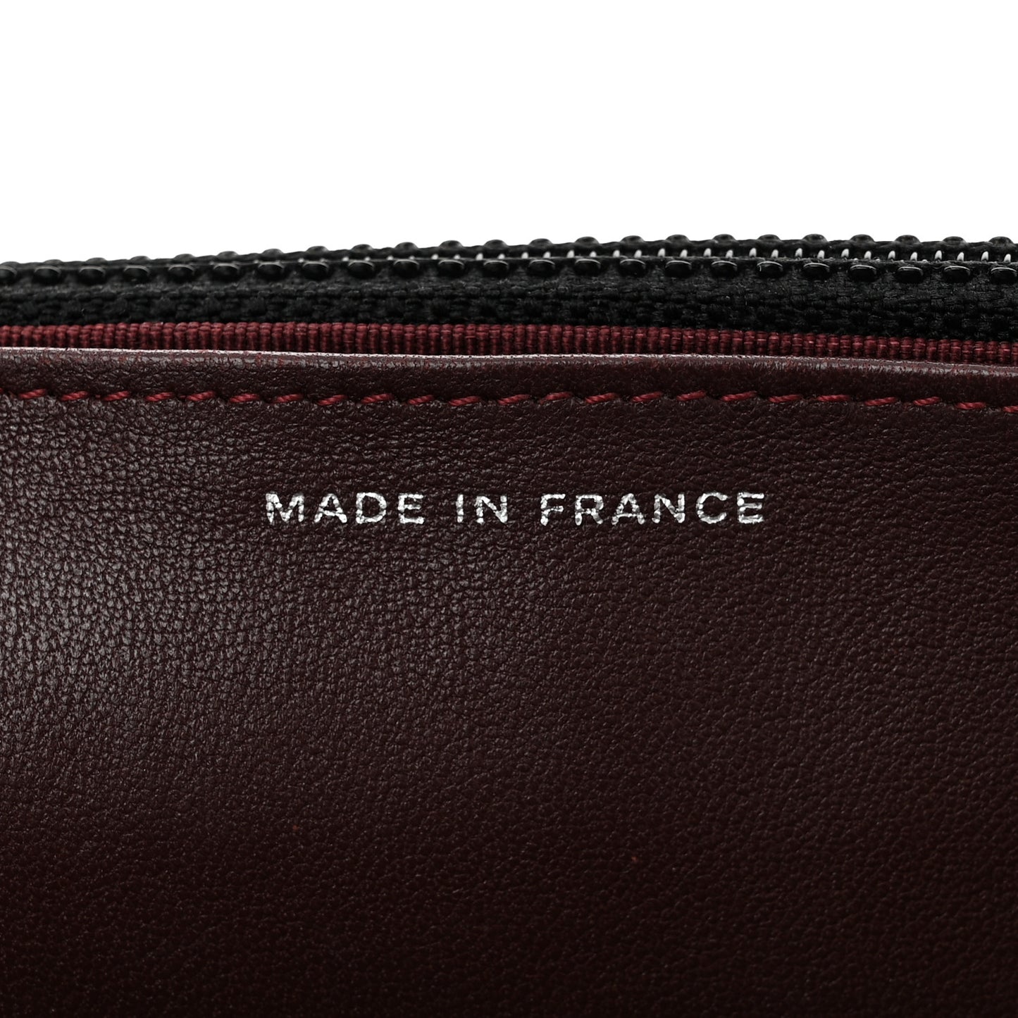 Lambskin Quilted Wallet On Chain WOC Black