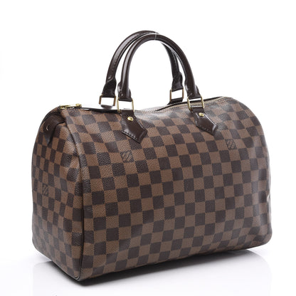 Louis Vuitton Damier Ebene Speedy 30 2 of 10
