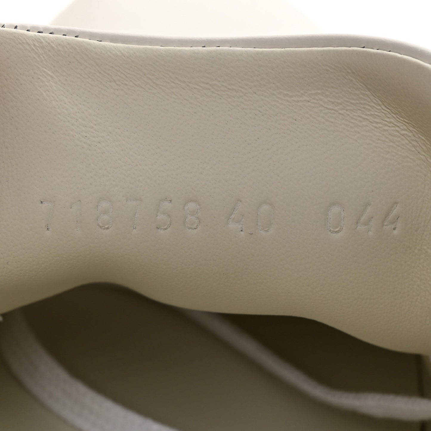 Calfskin Interlocking G Perforated Womens Ace Sneakers 40 White Grey Sky