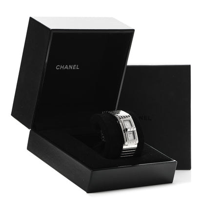 Chanel Stainless Steel Diamond Pave 21.5mm Code Coco Quartz Watch 5 of 5
