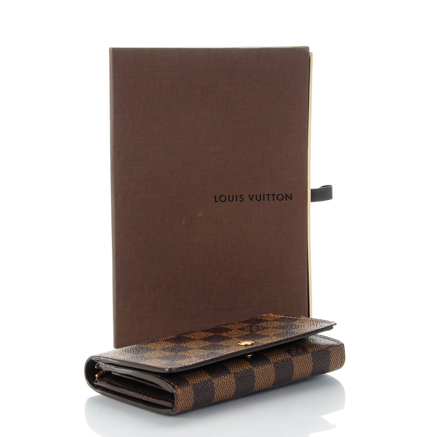 Louis Vuitton Damier Ebene Porte-Monnaie Tresor Wallet 4 of 7