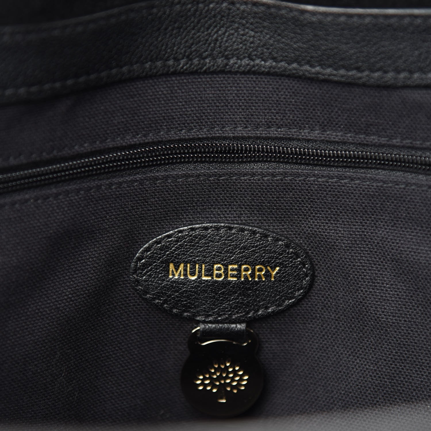Mulberry Polished Buffalo Medium Alexa Black 8 of 12