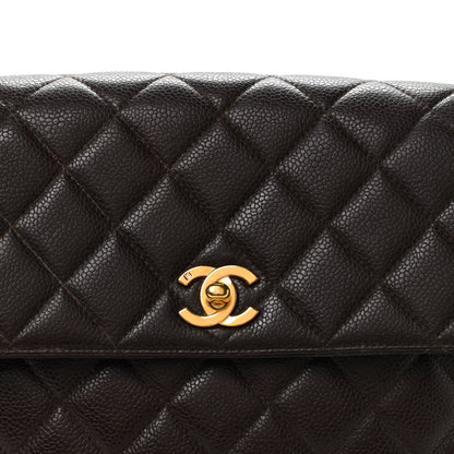 Chanel Caviar Quilted Medium Kelly Flap Brown 9 of 13