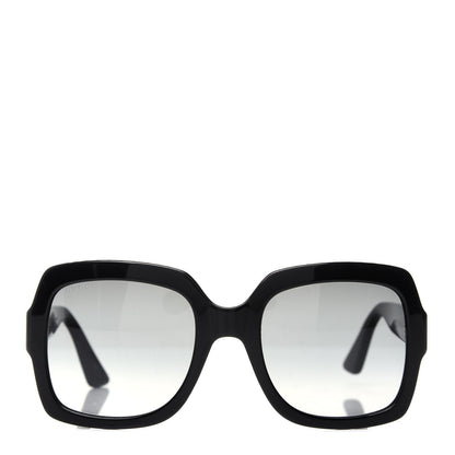 Gucci Oversized Square GG0036S Sunglasses Black 2 of 7