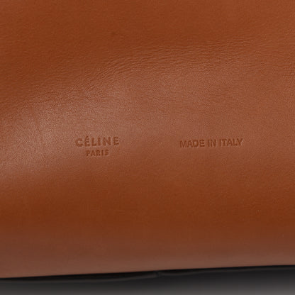 Celine Lambskin Calfskin Band Twisted Cabas Tan 8 of 15