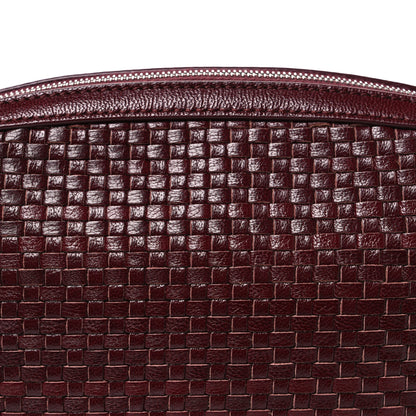 The Row Calfskin Woven Single Mignon Shoulder Bag Terracotta 7 of 9