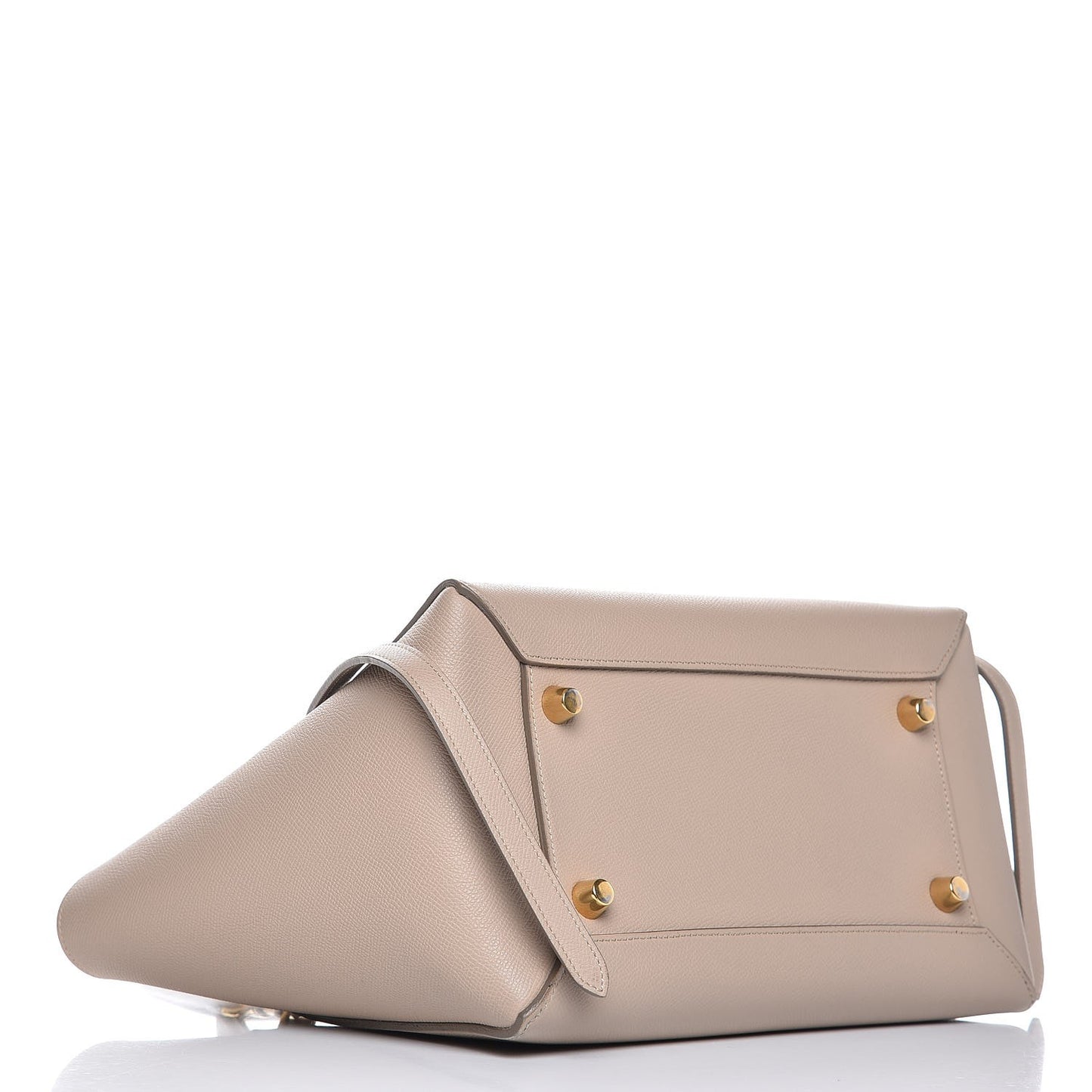 Grained Calfskin Mini Belt Bag Light Taupe